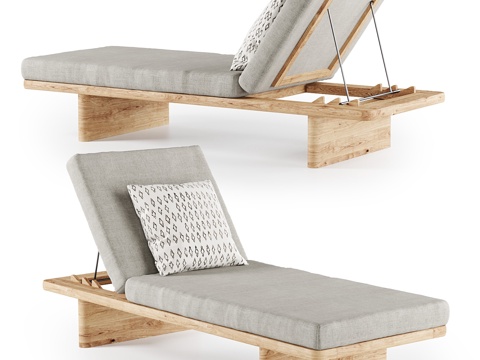 Kettal 网状躺椅3d模型