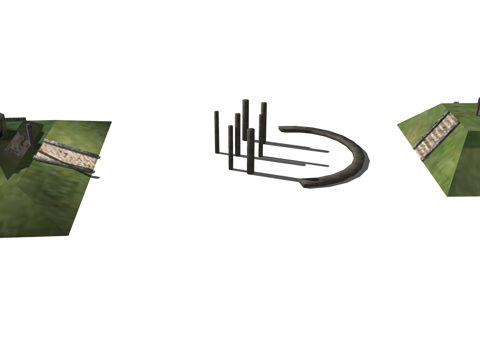 户外景观 公园 示范区 景观 地产 居住区 景观小品 美丽乡su模型