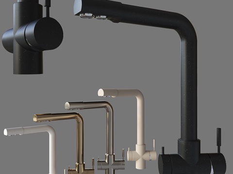  厨房水龙头 Frap 0013d模型 