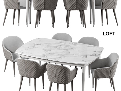  白郁金香花瓶插3d模型 