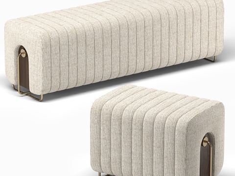  长凳（脚凳）Rivers3d模型 