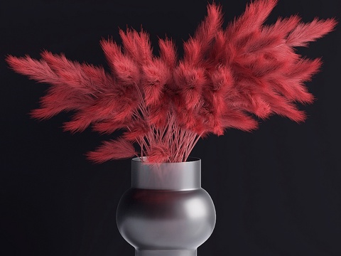  花瓶插花 813d模型 