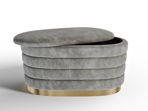  My interno Dallas软垫长凳3d模型3d模型 