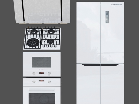  库珀斯贝格厨房电器系列3d模型 