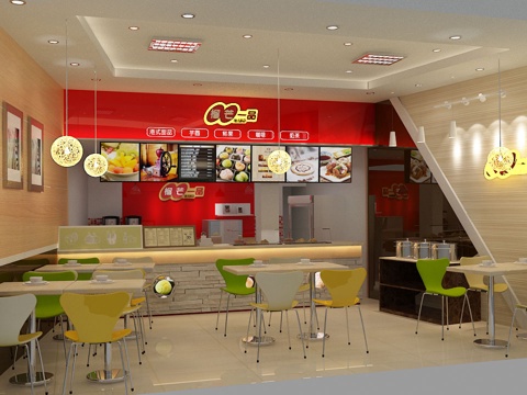 奶茶店 最新全套施工图合集cad施工图