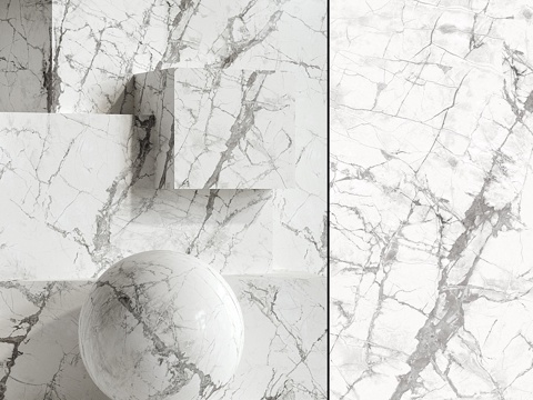  隐形灰大理石3d模型 