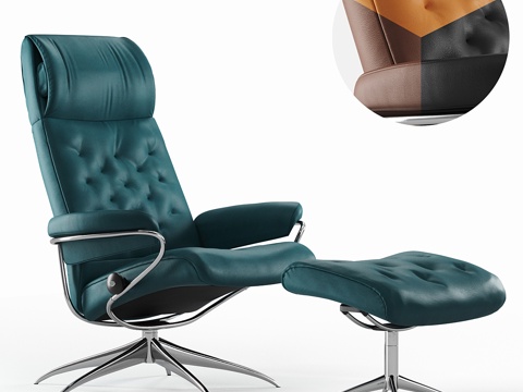 Stressless Metro高背标准底座椅3d模型
