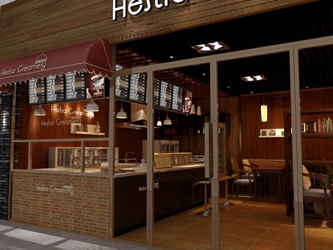 咖啡店 最新全套施工图合集cad施工图