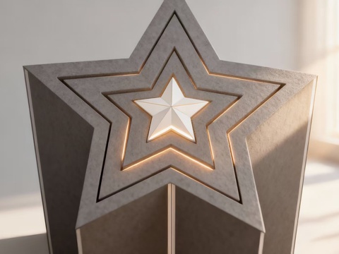 发光台子按钮su模型