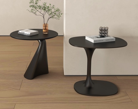 现代角几 边几  金属su模型