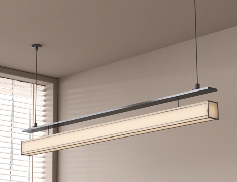 现代吊灯 金属su模型