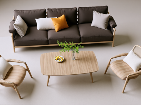 玻璃隔断屏风su模型