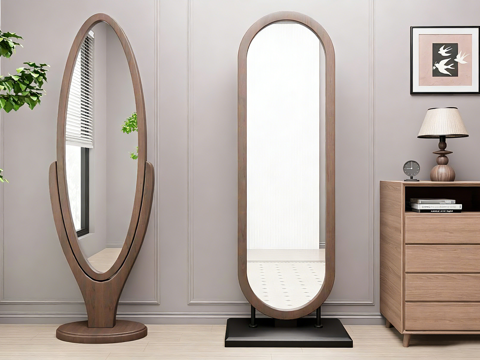 全身镜 装饰镜 玄关镜 穿衣镜 立式镜su模型