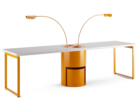  Zalf BOOG书桌3d模型 