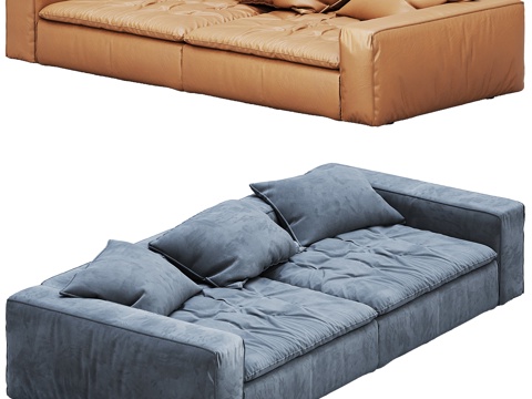  现代沙发 布艺沙发 组合沙发 多人沙发 双人沙发  单人沙发3d模型 