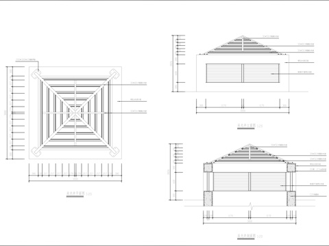 采光井大样图cad施工图
