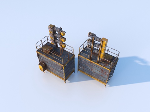  工业设备3d模型 