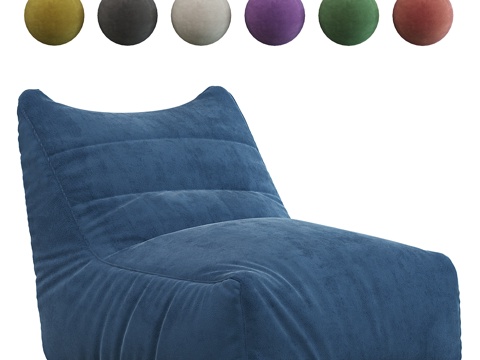  Levi豆袋椅3d模型 