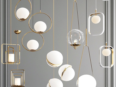  吊灯系列103d模型3d模型 