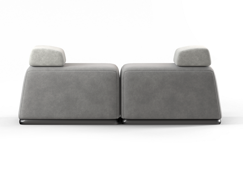  现代简约沙发矮凳 矮凳 简约沙发凳子3d模型 