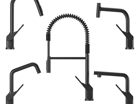  厨房水龙头系列_023d模型 