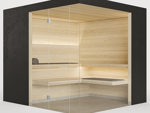  桑拿房    桑拿房13d模型 