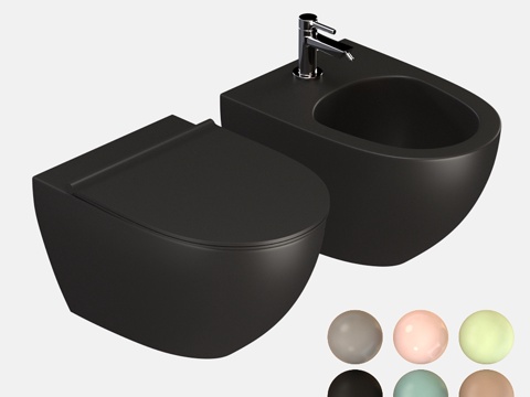  卡塔拉诺马桶3d模型3d模型 