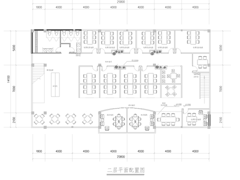 两层茶楼茶馆  最新全套施工图合集cad施工图