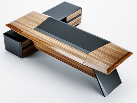  Boss s Cabin Aulenti行政办公桌3d模型 