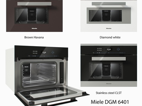  微波蒸烤箱 - Miele DGM 64013d模型 