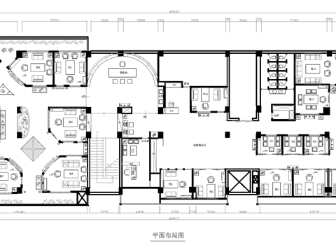 1500茶楼茶馆  最新全套施工图合集cad施工图