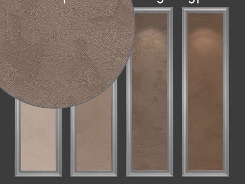  装饰灰泥，单层方案8153d模型 