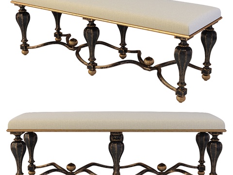  长凳 Chelini3d模型 