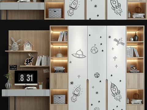  儿童家具 01603d模型 