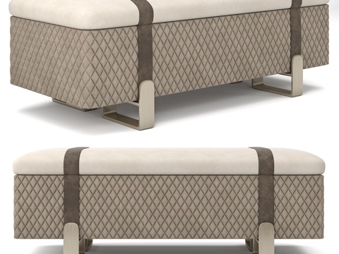  Capital Collection长凳3d模型3d模型 