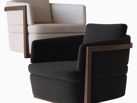  Arena Poltrona Porada扶手椅3d模型 