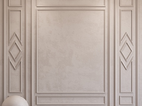  装饰性灰泥带装饰线脚 443d模型 