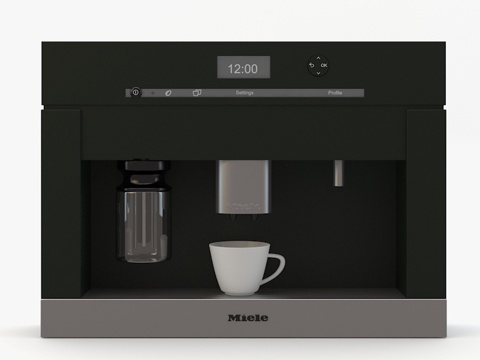  Miele CVA 6401嵌入式咖啡系统3d模型 