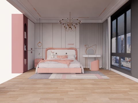 筷子 燃气灶 卧室 锅 菜刀 厨房 抽油烟机 冰箱 卫生间su模型