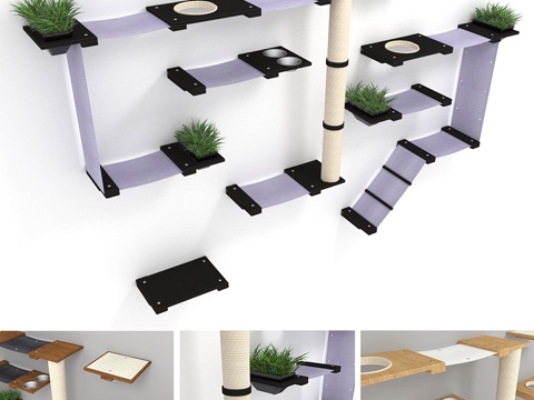  猫家具（游戏组合）CatastrophiCreations,3d模型 