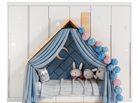  儿童房 - 13d模型 