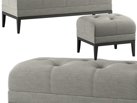  艾克霍尔茨长凳切萨雷3d模型 