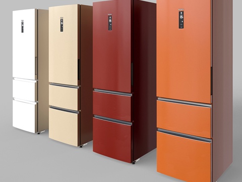  海尔冰箱 A2F6353d模型 