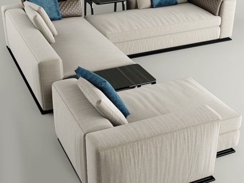  现代沙发 组合沙发 沙发3d模型 