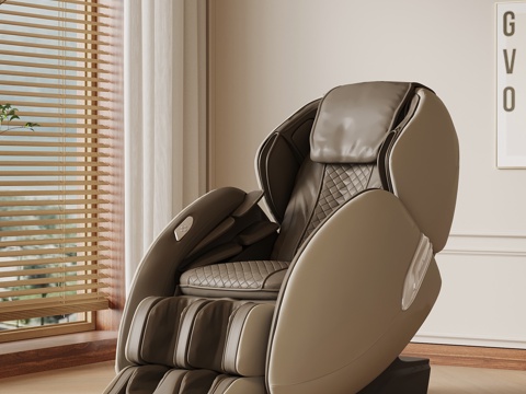  现代按摩椅3d模型 