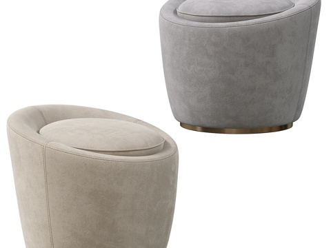  Smania品牌Loren款坐凳3d模型 