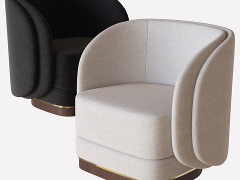  安布罗斯·拉斯卡萨斯扶手椅3d模型 