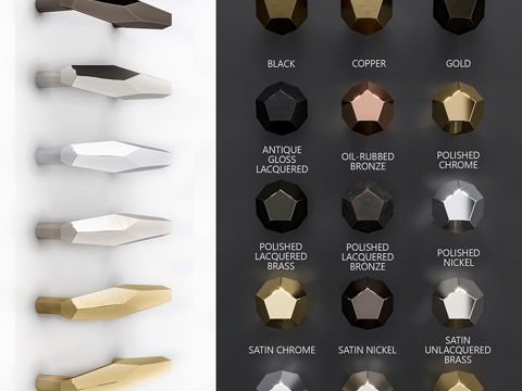  Knob House R4系列家具拉手3d模型 