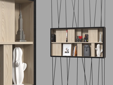  隔断墙 044.3d模型 