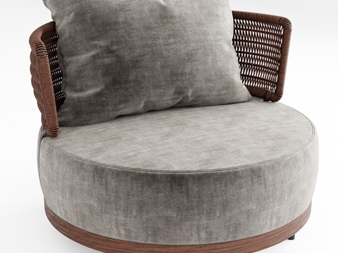  Minotti Quadrado扶手椅3d模型 